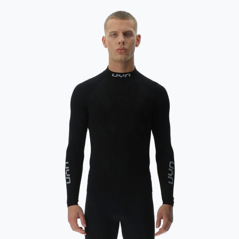 Men's thermal active sweatshirt UYN Elevatyon Biomorph LS Turtle Neck black