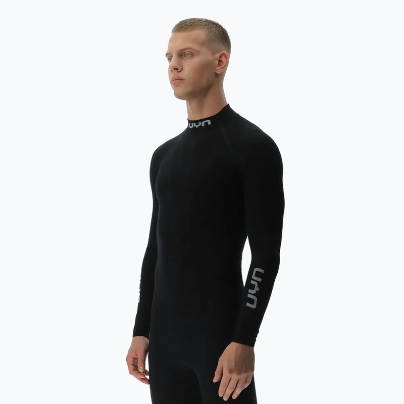 Men's thermal active sweatshirt UYN Elevatyon Biomorph LS Turtle Neck black 4
