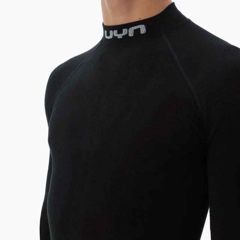 Men's thermal active sweatshirt UYN Elevatyon Biomorph LS Turtle Neck black 5