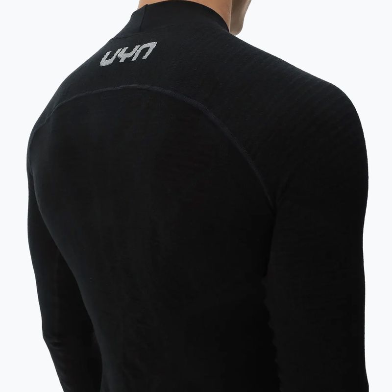 Men's thermal active sweatshirt UYN Elevatyon Biomorph LS Turtle Neck black 6