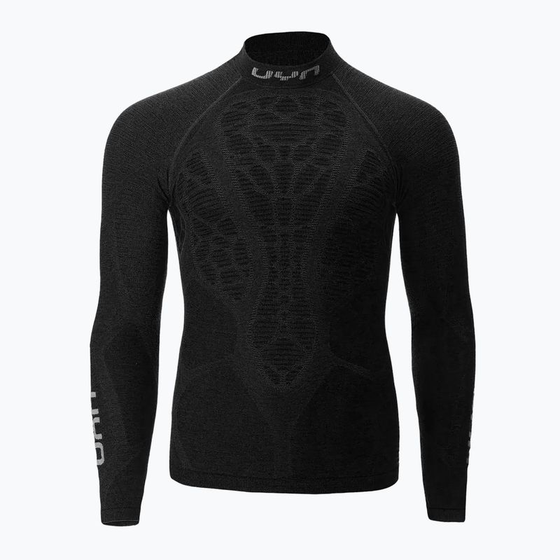Men's thermal active sweatshirt UYN Elevatyon Biomorph LS Turtle Neck black 7