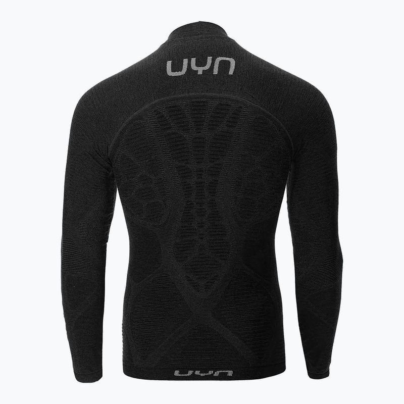 Men's thermal active sweatshirt UYN Elevatyon Biomorph LS Turtle Neck black 8