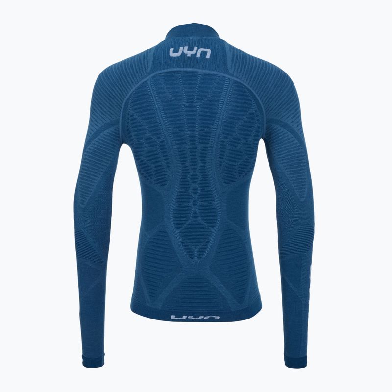 Men's thermal active sweatshirt UYN Elevatyon Biomorph Turtle Neck blue atoll 8