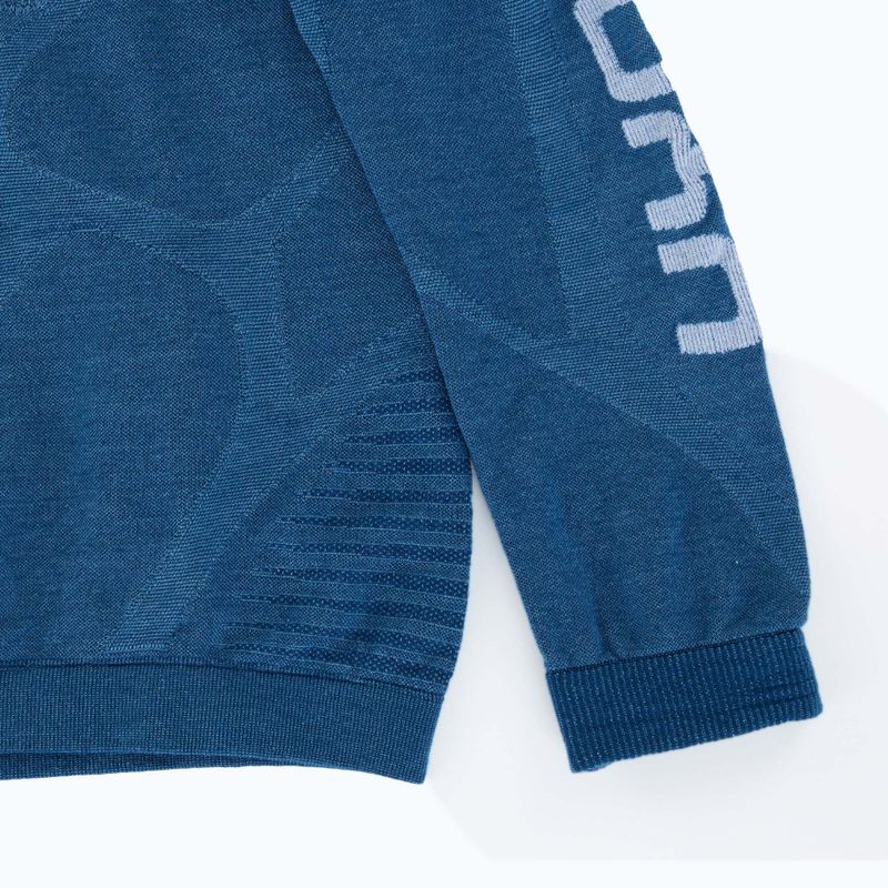 Men's thermal active sweatshirt UYN Elevatyon Biomorph Turtle Neck blue atoll 9