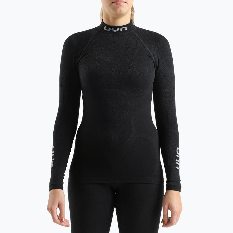 Women's thermal longsleeve UYN Elevation Biomorph Turtle Neck black 4