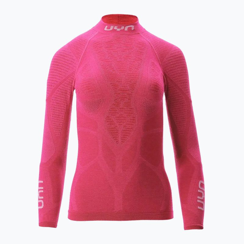 Women's thermal longsleeve UYN Elevation Biomorph LS Turtle Neck pink yarrow 7