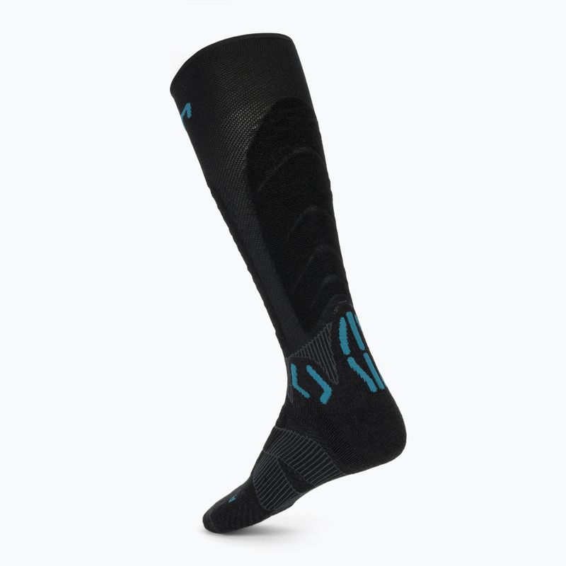Men's UYN Ski Touring One Bio black/blue socks 2