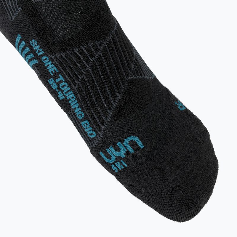 Men's UYN Ski Touring One Bio black/blue socks 3
