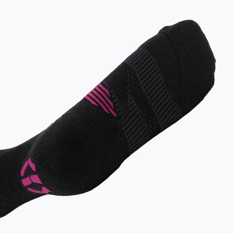 Women's ski socks UYN Ski Touring One Bio black/pink yarrow 3