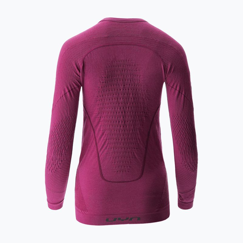 Women's thermal active sweatshirt UYN Evolutyon Biotech berry 9