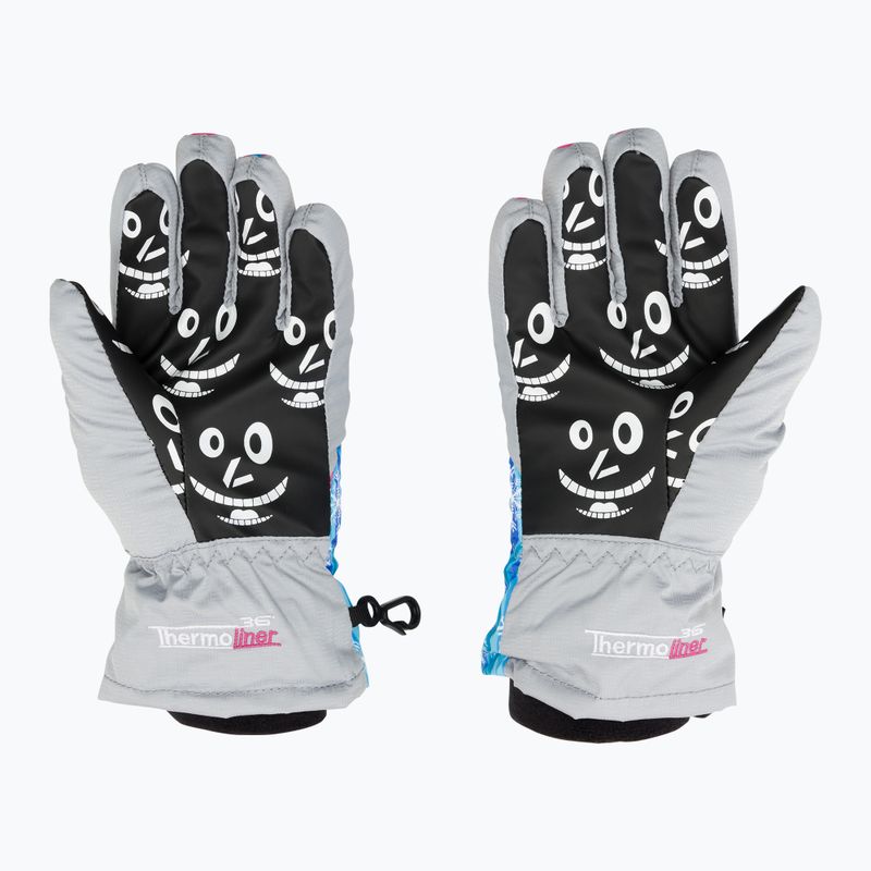 Level Lucky grey children's ski glove 2