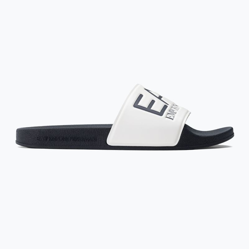 EA7 Emporio Armani Water Sports Visibility slides white/navy 2