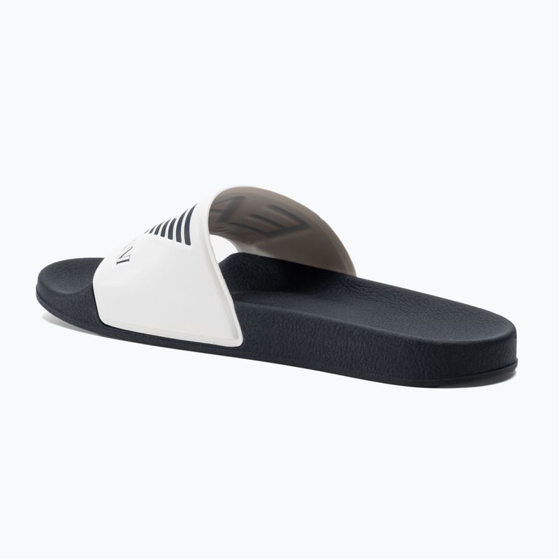 EA7 Emporio Armani Water Sports Visibility slides white/navy 3