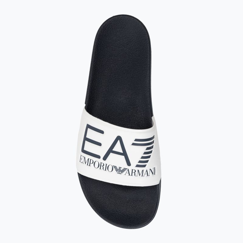 EA7 Emporio Armani Water Sports Visibility slides white/navy 5