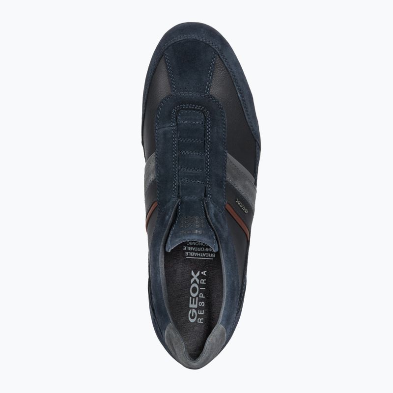 Geox Wells navy/burgundy men's shoes 12