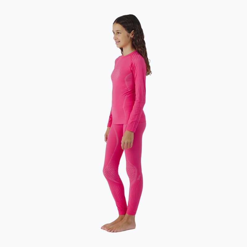 Children's thermal underwear set UYN Junior Visyon 2.0 sweet pink 3