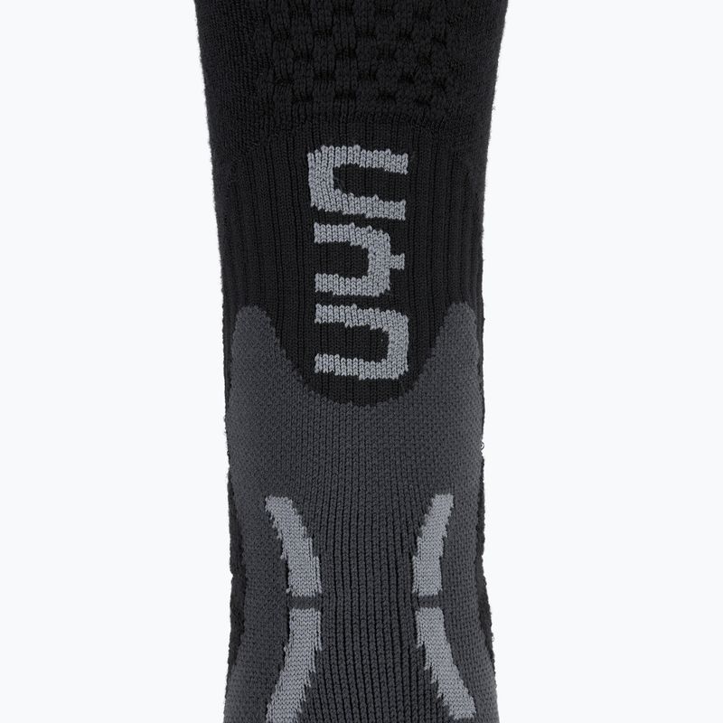 Men's ski socks UYN Ski One Alpine Merino black/grey 3