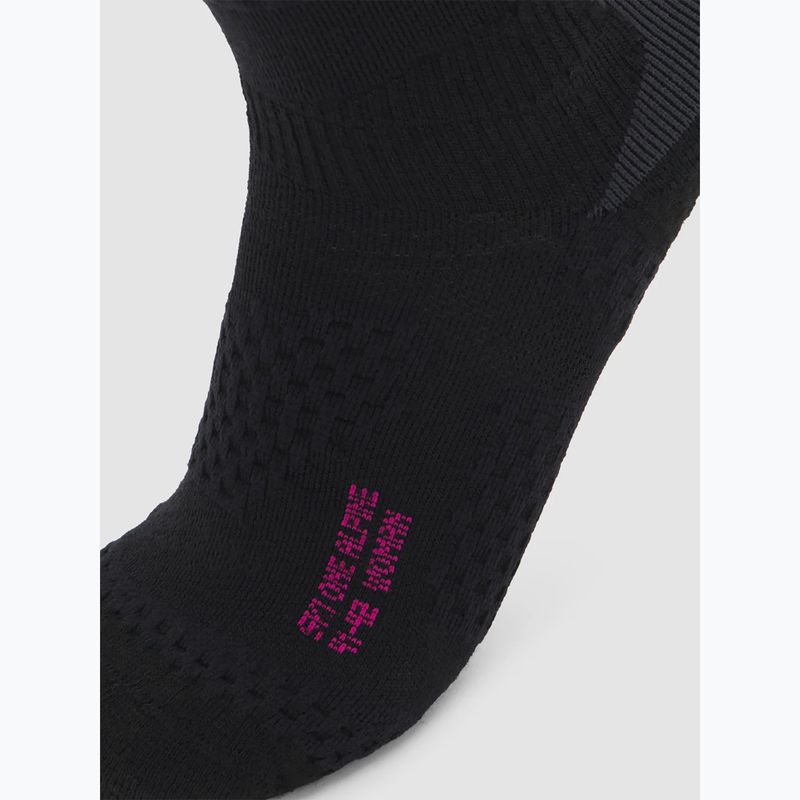 Women's ski socks UYN Ski One Alpine Merino black/pink 8