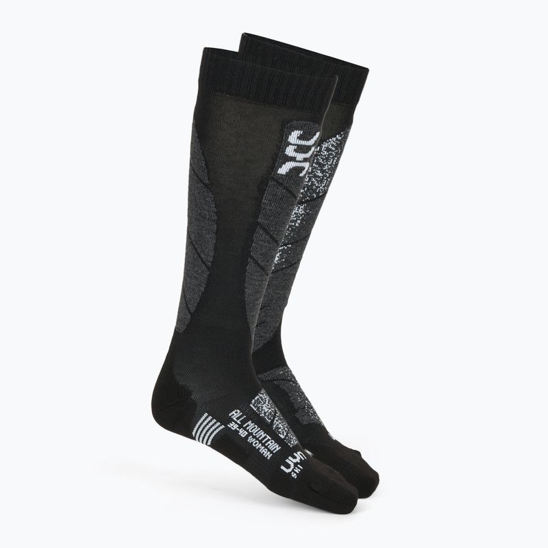 Women's ski socks UYN Ski All Mountain black/white