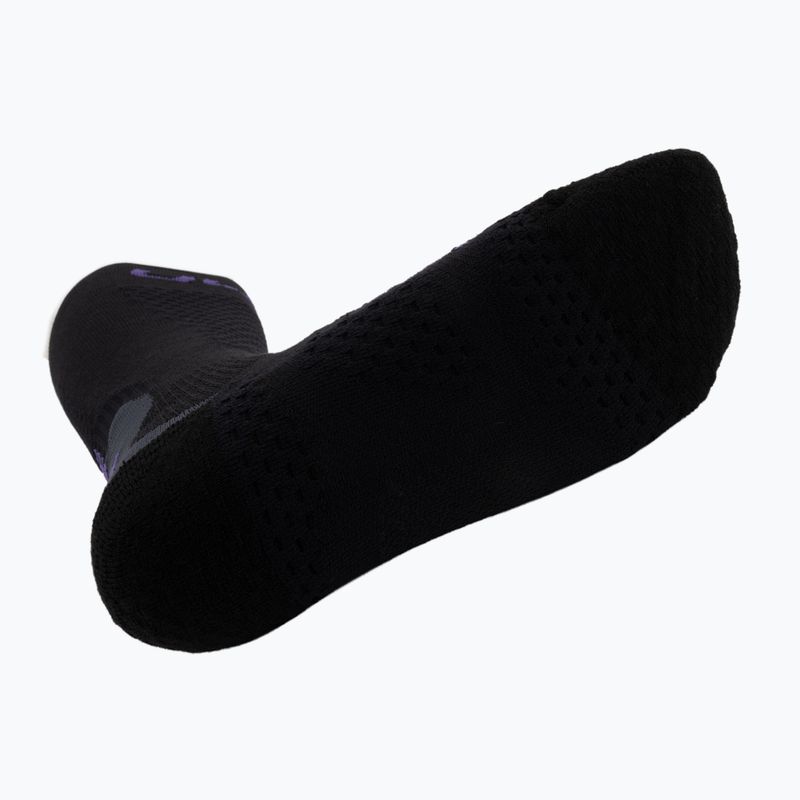 Women's ski socks UYN Ski One Alpine Merino Socks black/violet 4