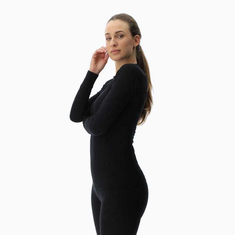 Women's thermal sweatshirt UYN Fusyon Biotech np black 4