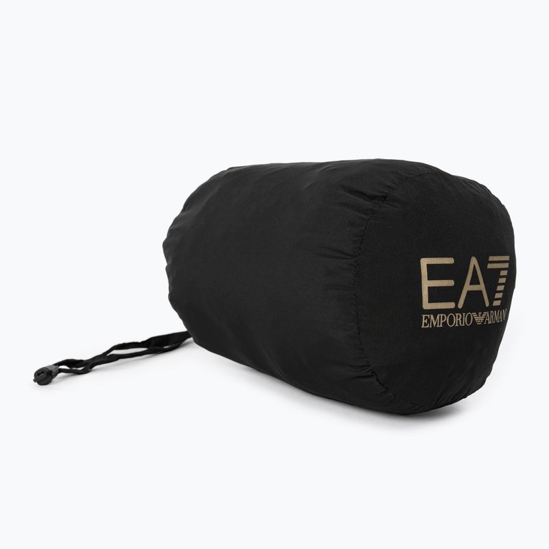 EA7 Emporio Armani Women's Train Core Lady Eco Down Hoodie black/logo light gold 4