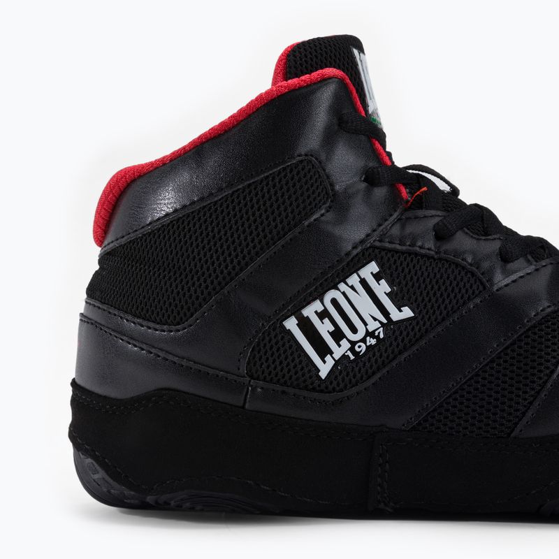 LEONE men's boxing shoes 1947 Luchador black CL130 8