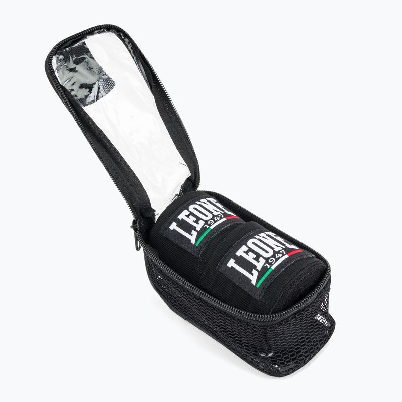 Boxing bandages LEONE 1947 Hand Wraps 450 cm black 3