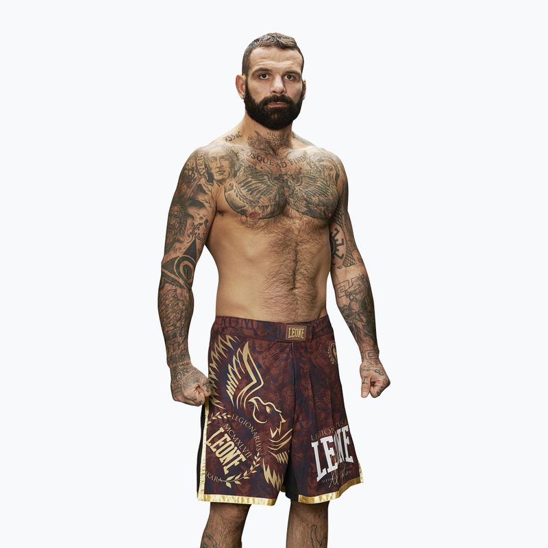 MMA shorts LEONE 1947 Legionarivs II bordeaux 4