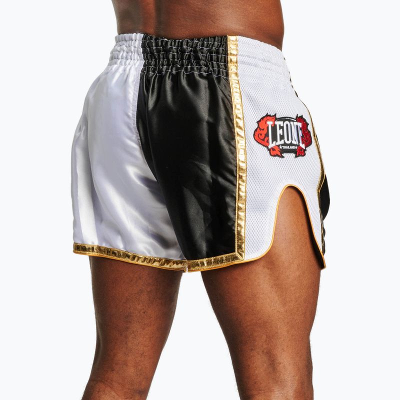 Men's training shorts LEONE 1947 Siam Thai black/white 2