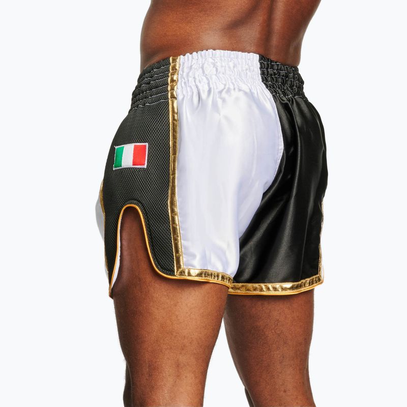 Men's training shorts LEONE 1947 Siam Thai black/white 3