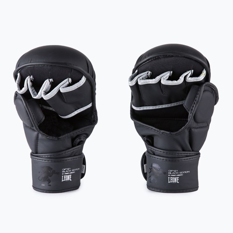 LEONE 1947 Black Edition MMA sparring gloves black GP1213 3
