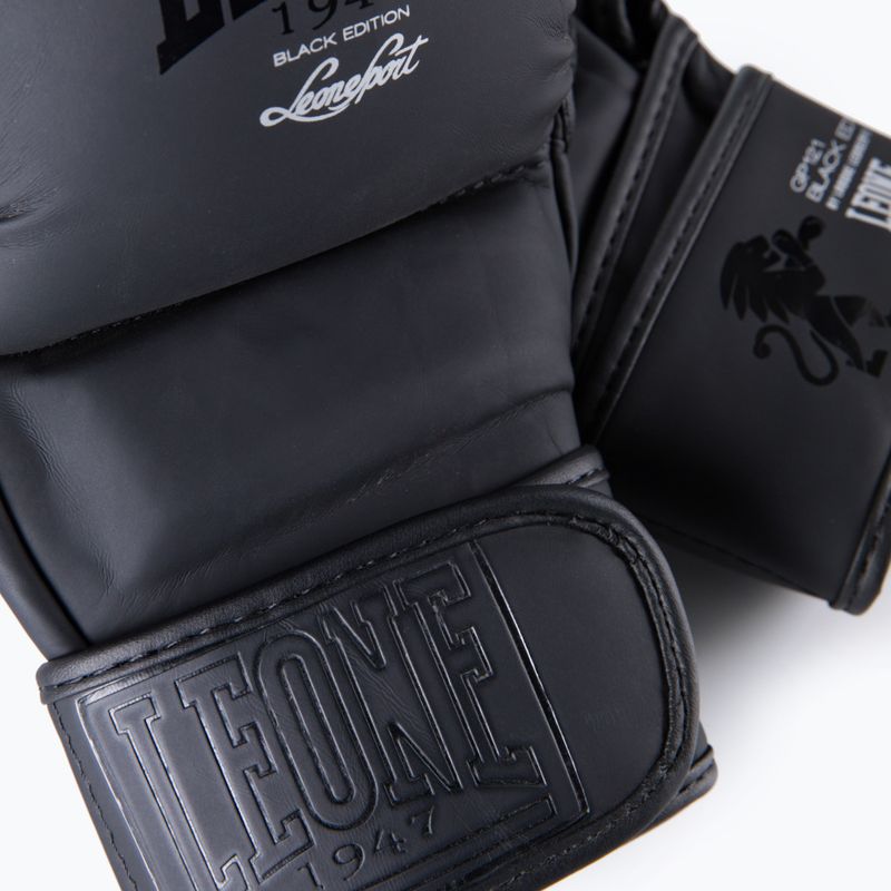 LEONE 1947 Black Edition MMA sparring gloves black GP1213 6