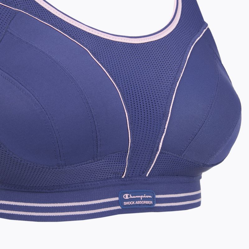 Training bra Shock Absorber Ultimate Run Bra blue 3