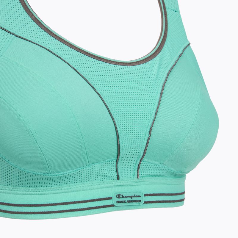 Training bra Shock Absorber Ultimate Run Bra green 3