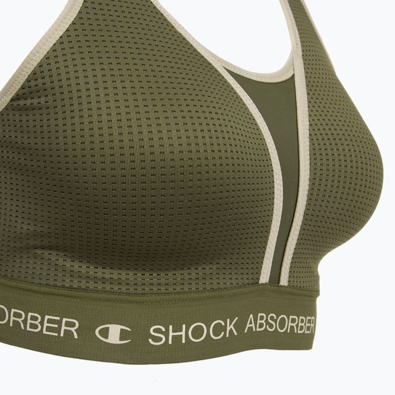 Training bra Shock Absorber Ultimate Run Bra Padded khaki 3