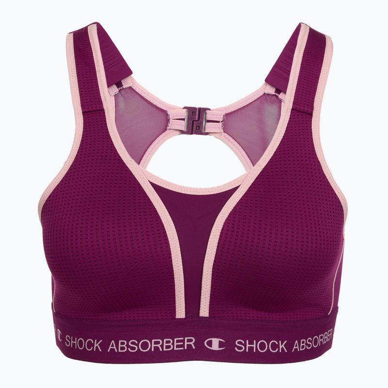 Training bra Shock Absorber Ultimate Run Bra Padded deep purple