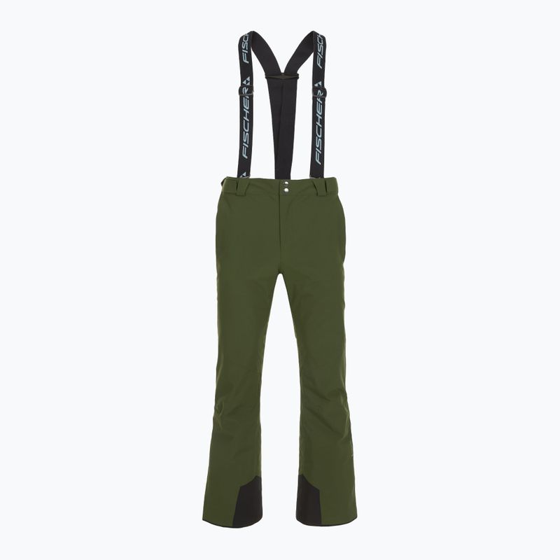 Men's ski trousers Fischer Premier rifle green 8
