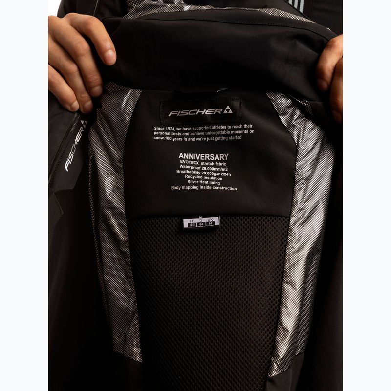 Men's ski jacket Fischer Anniversary black 8