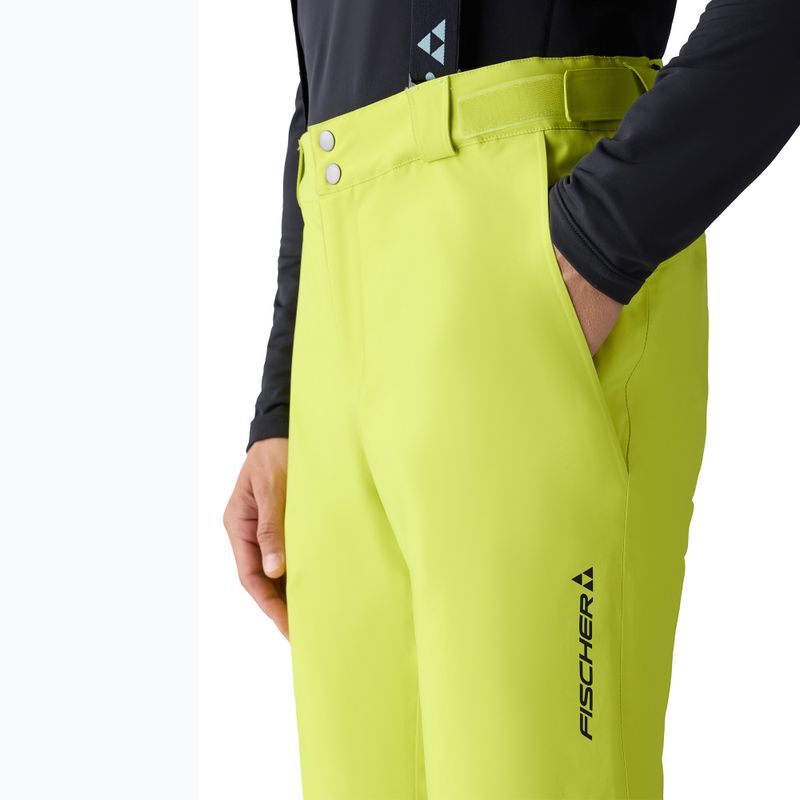 Men's ski trousers Fischer Premier fischer yellow 4