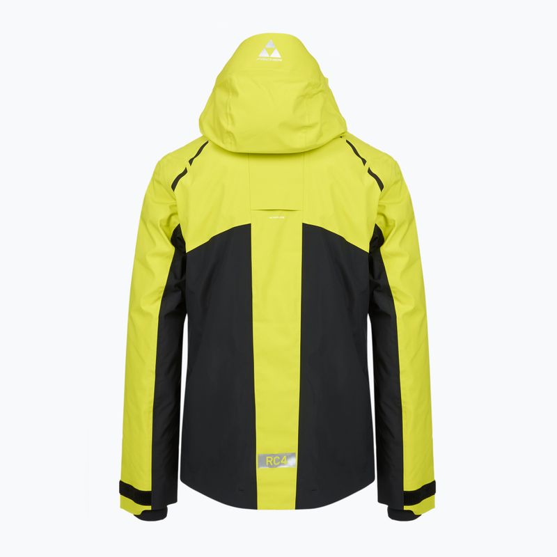 Men's ski jacket Fischer RC4 fisher yellow 2