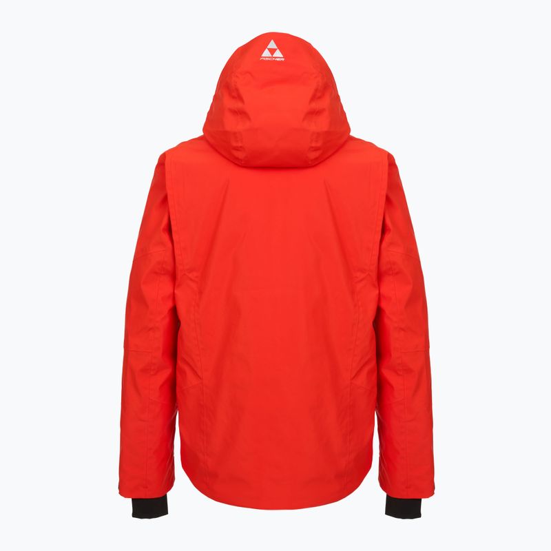 Men's ski jacket Fischer Thor red 2