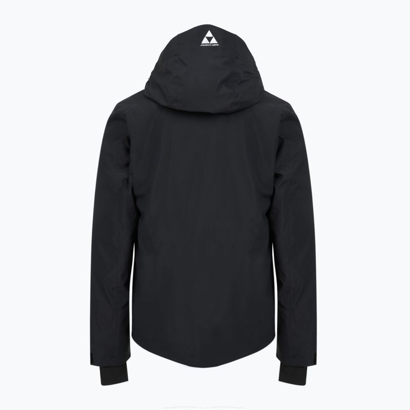 Men's ski jacket Fischer Explorer black 2