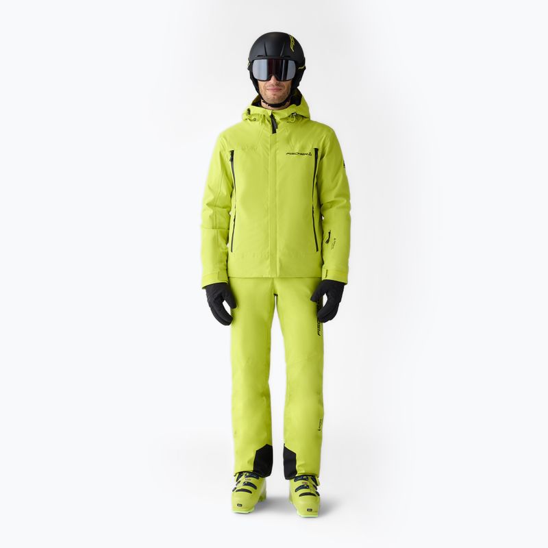 Men's ski jacket Fischer Rush Jacket fischer yellow 2