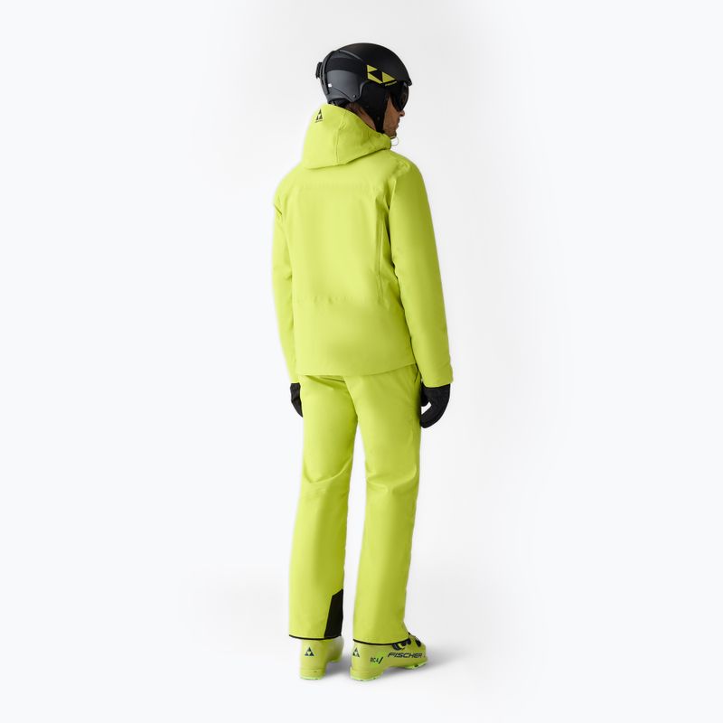 Men's ski jacket Fischer Rush Jacket fischer yellow 3