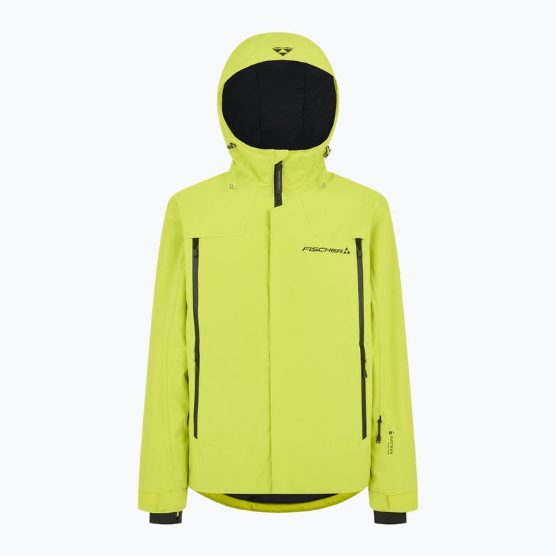 Men's ski jacket Fischer Rush Jacket fischer yellow 6