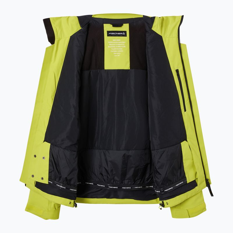Men's ski jacket Fischer Rush Jacket fischer yellow 8