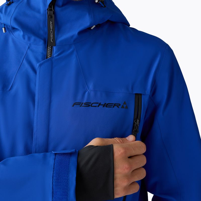 Men's ski jacket Fischer Rush Jacket royal blue 4