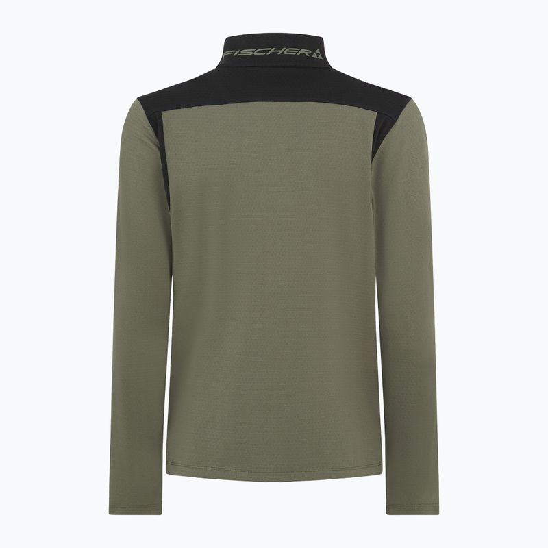 Men's sweatshirt Fischer Flex Jacket olive green 4