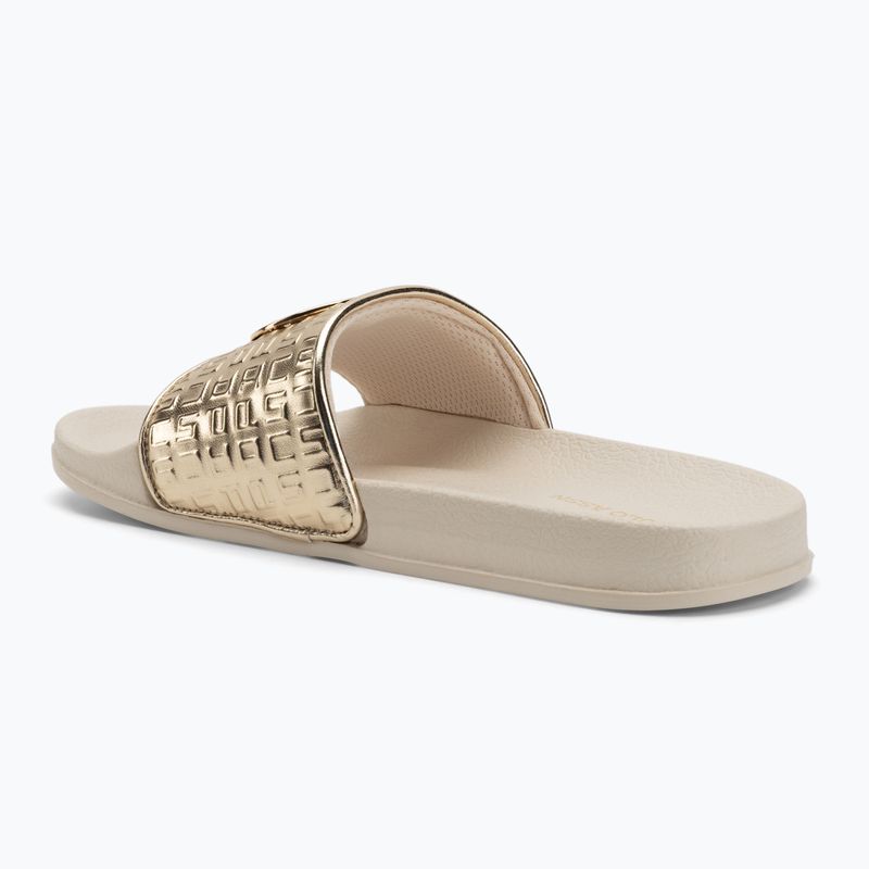 U.S.Polo Assn women's flip-flops IVY002B gold 3